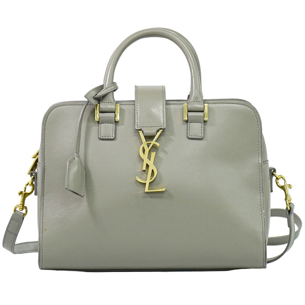 Saint Laurent Monogram Cabas Leather Medium